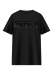 MATTE BLACK REFLECTIVE TEE