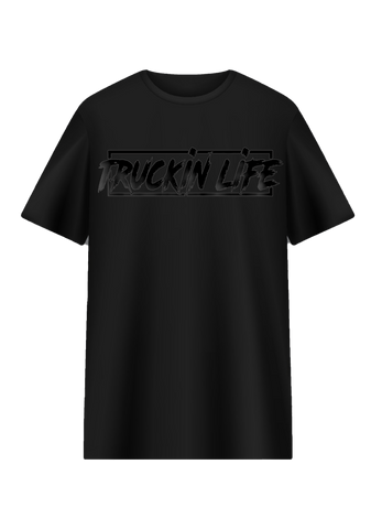 MATTE BLACK REFLECTIVE TEE