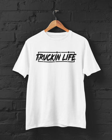 Truckinlife White T-Shirt